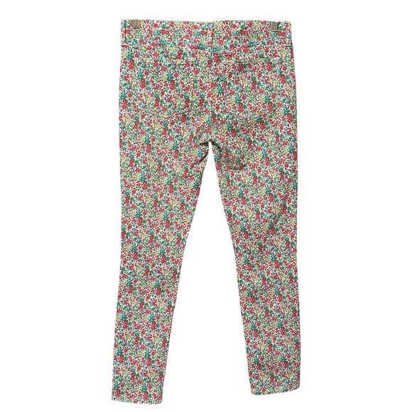J.Crew Liberty Toothpick Jeans Size 25 Ditsy Floral Ankle Denim Cottagecore - Picture 3 of 7
